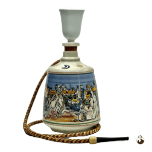 Royal Goedewaagen Hand-Painted Ceramic Hookah