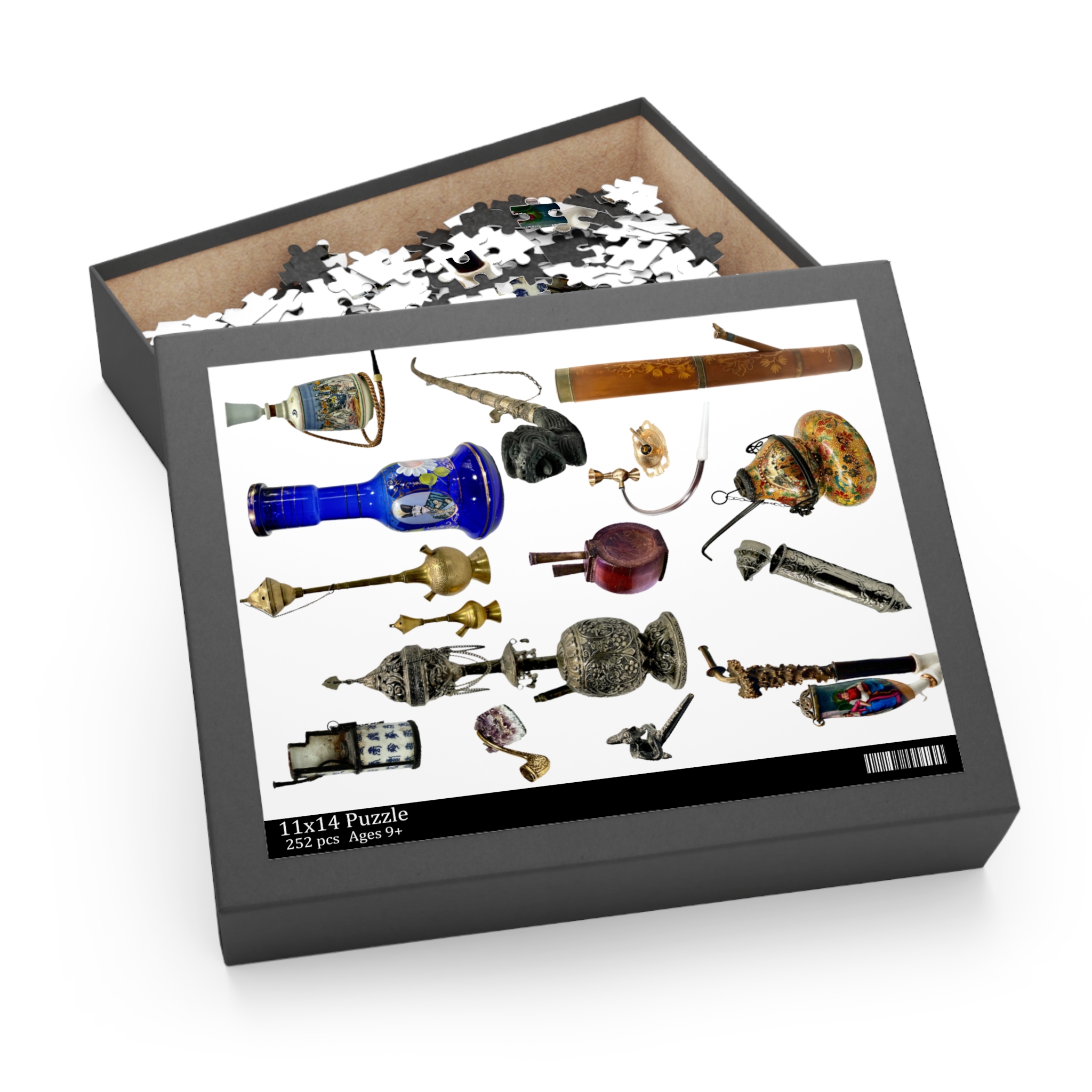 History of Smoke Puzzle – 252-Piece Rare Global Pipe Collection Art - Image 2