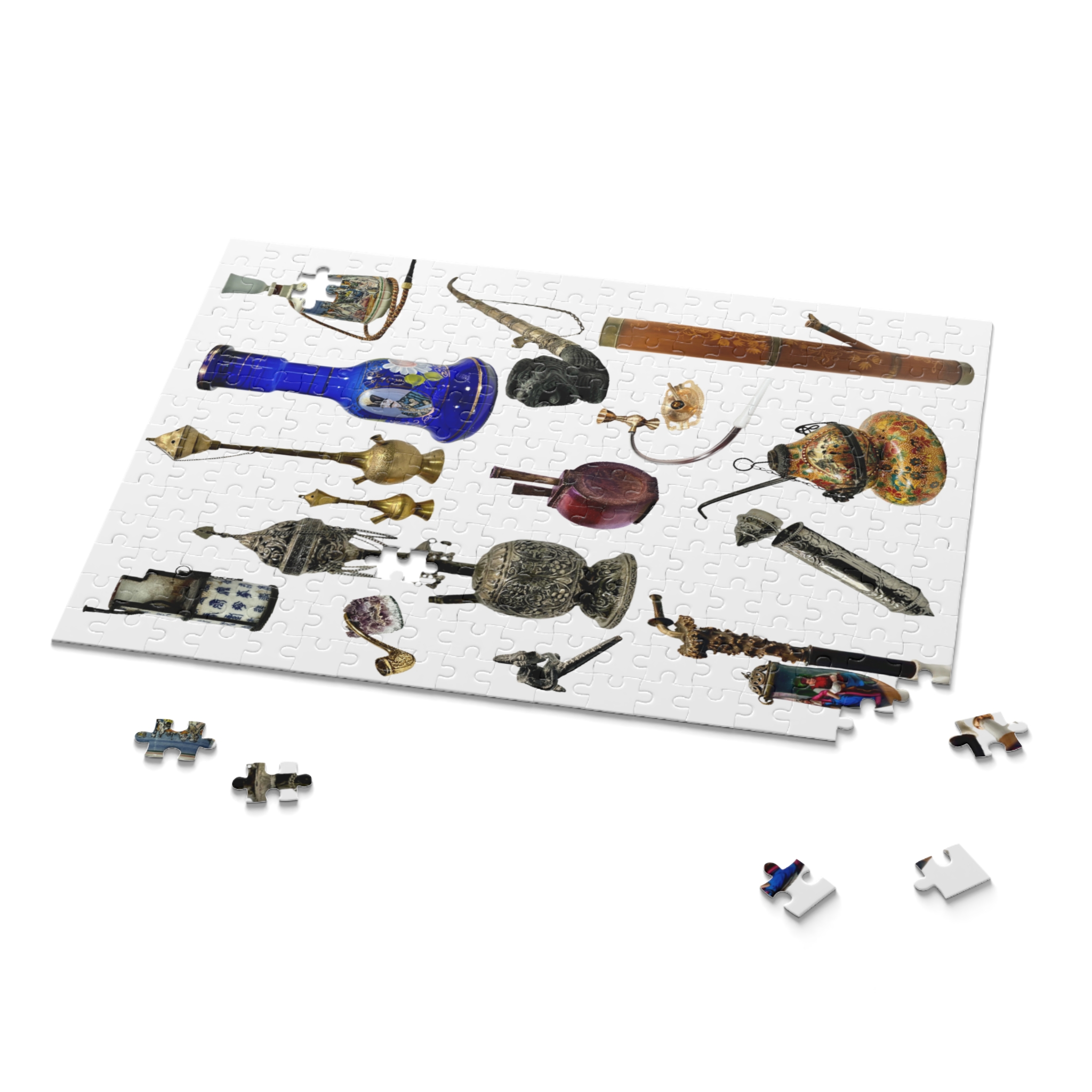 History of Smoke Puzzle – 252-Piece Rare Global Pipe Collection Art - Image 3