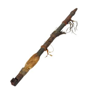Early Native American Plains Ceremonial Pipe with Stone Bowl
