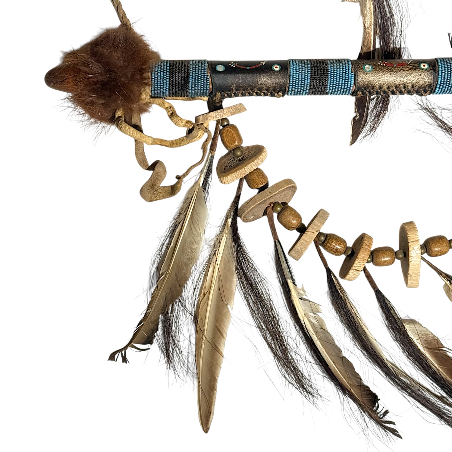 Margaret Pino Navajo/Diné Antler Spirit Pipe - Image 2