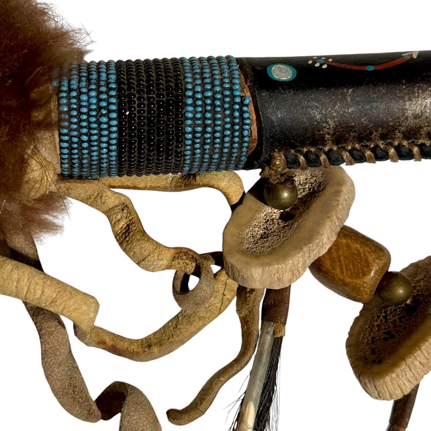 Margaret Pino Navajo/Diné Antler Spirit Pipe - Image 10