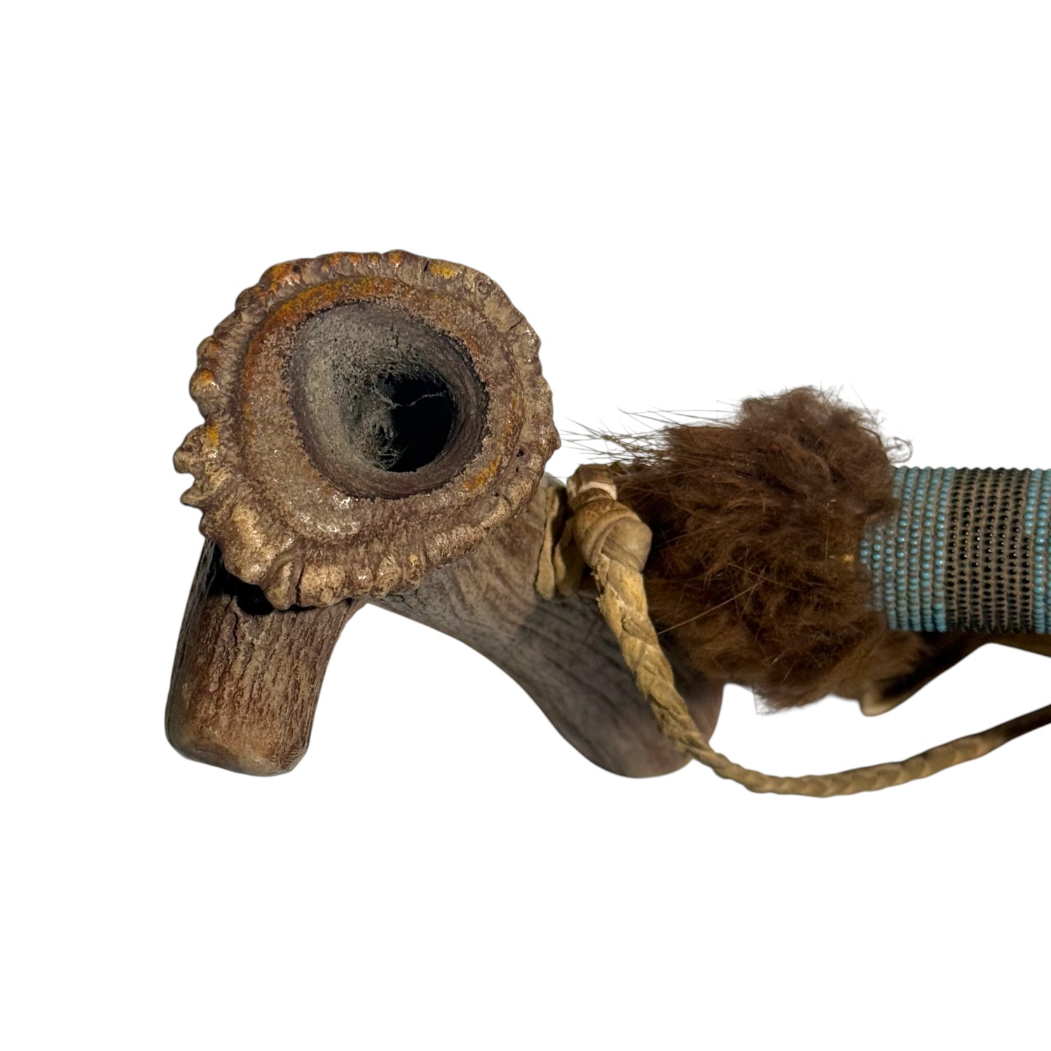 Margaret Pino Navajo/Diné Antler Spirit Pipe - Image 5